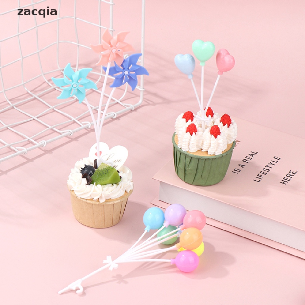 1 Set Bong Bóng Và Cối Xay Gió Nhiều Màu Trang Trí Nhà Búp Bê / Tiểu Cảnh / Vườn Nhà Búp Bê 1: 6