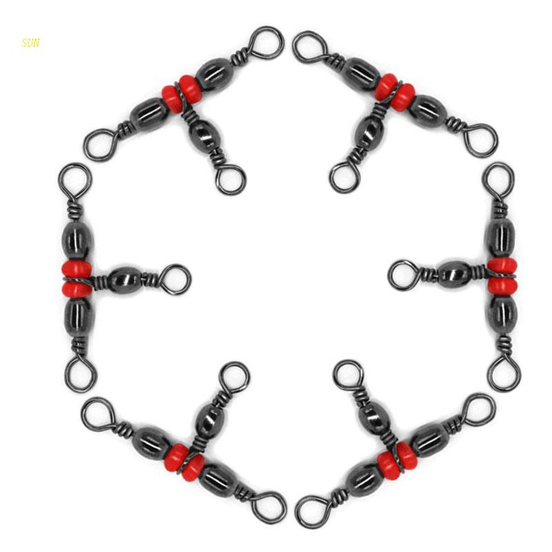 Set 20 Khuyên Nối 3 Chiều Bằng Đồng Thau Cho Cần Câu Cá Mới