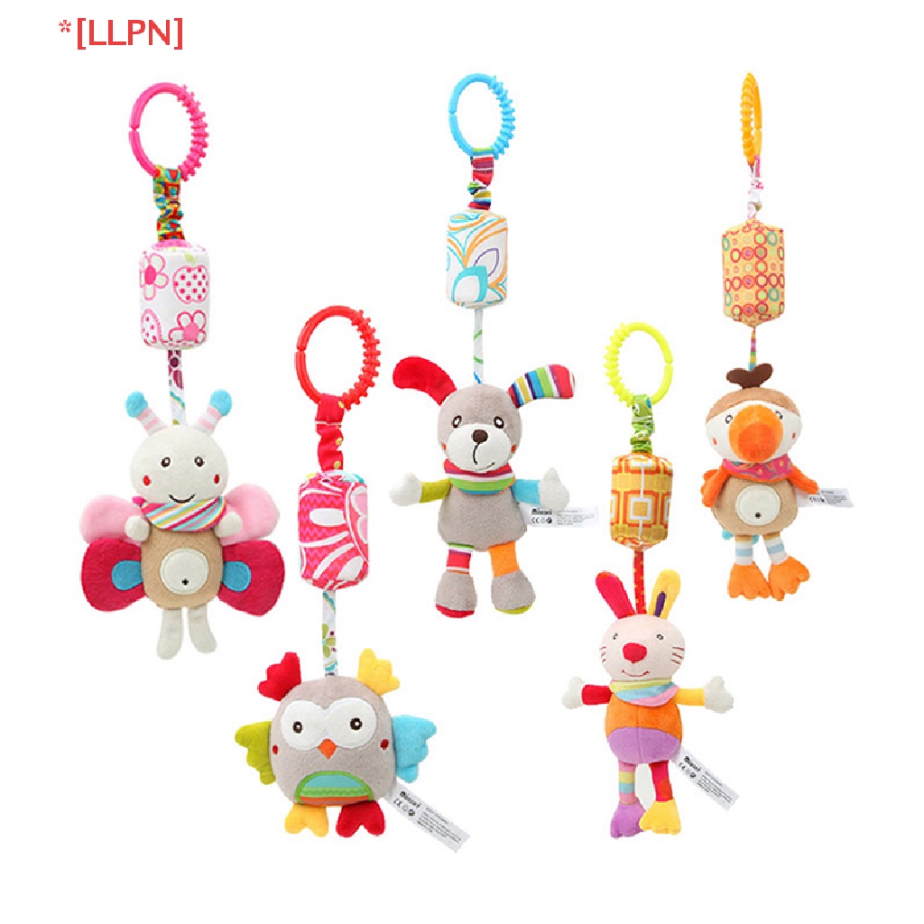 Đồ Chơi Nhồi Bông Hình Động Vật Hoạt Hình Treo Xe Đẩy Em Bé Sơ Sinh Chất Lượng Cao