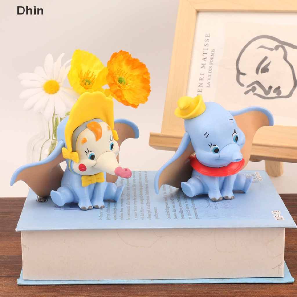 DISNEY Mô Hình Voi Dumbo Bằng Pvc Xinh Xắn Dành Cho Bé