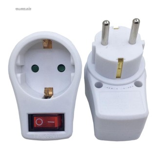 【GRCEKRIN】NEW Socket-Outlet With Switch Socket Adapter Eu Power-Converter Extension Socket