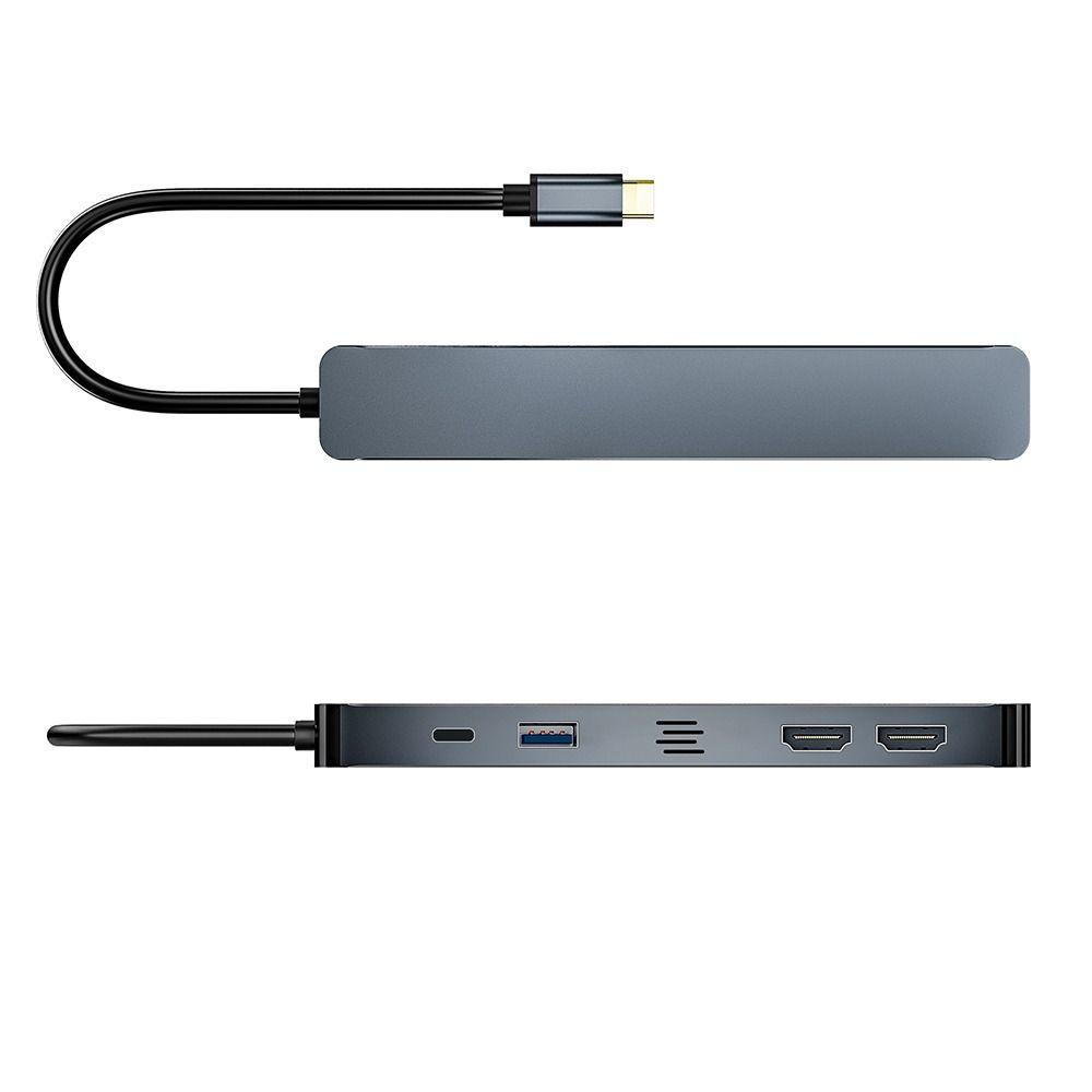 Bộ Chia Cổng USB Type-C 5 Trong 1 Cho Máy Tính Laptop