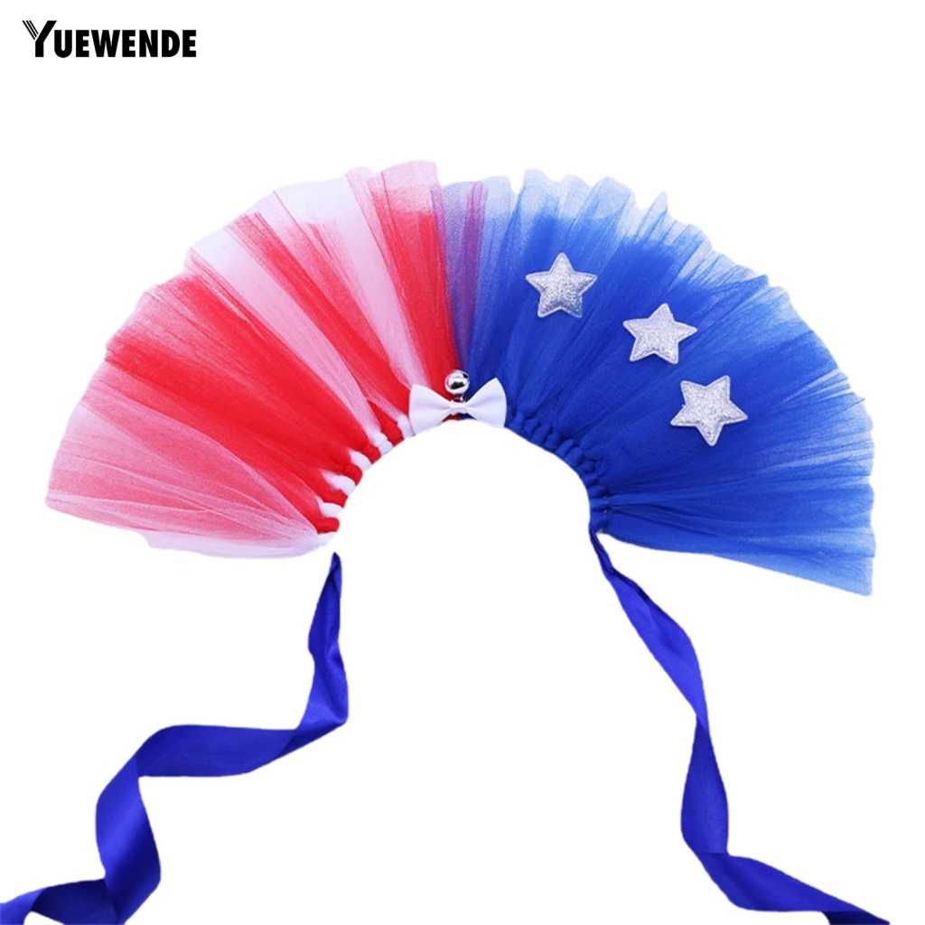 1 Bộ Đạo Cụ Chụp Ảnh Cho Thú Cưng Đầm Xòe Họa Tiết Thổ Cẩm Dễ Thương Cho Thú Cưng