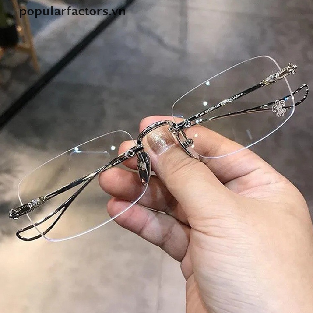 Kính Đọc Sách Không Gọng Phong Cách Vintage + 1.0 1.5 2.0 2.5 3.0 3.5 4.0