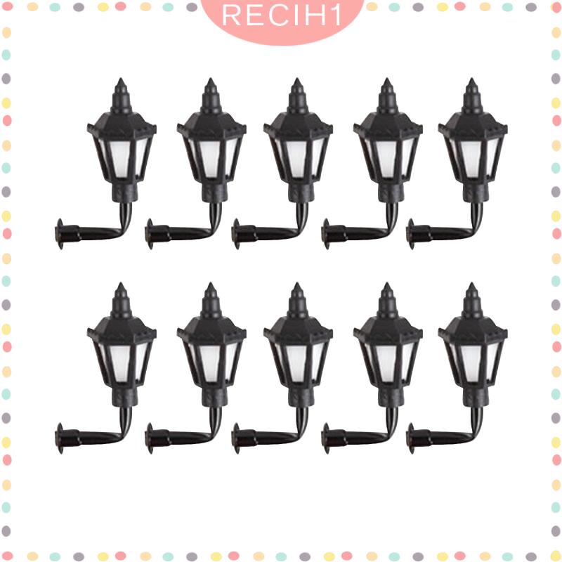 Set 10 Mô Hình Cân Đèn LED Mini Trang Trí Nhà Búp Bê / Lối Đi Độc Đáo