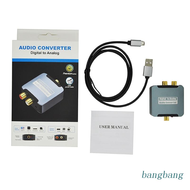 Bộ Thiết Bị Chuyển Đổi Kỹ Thuật Số Sang Analog DAC SPDIF 3.5 Optical Sang Analog RCA