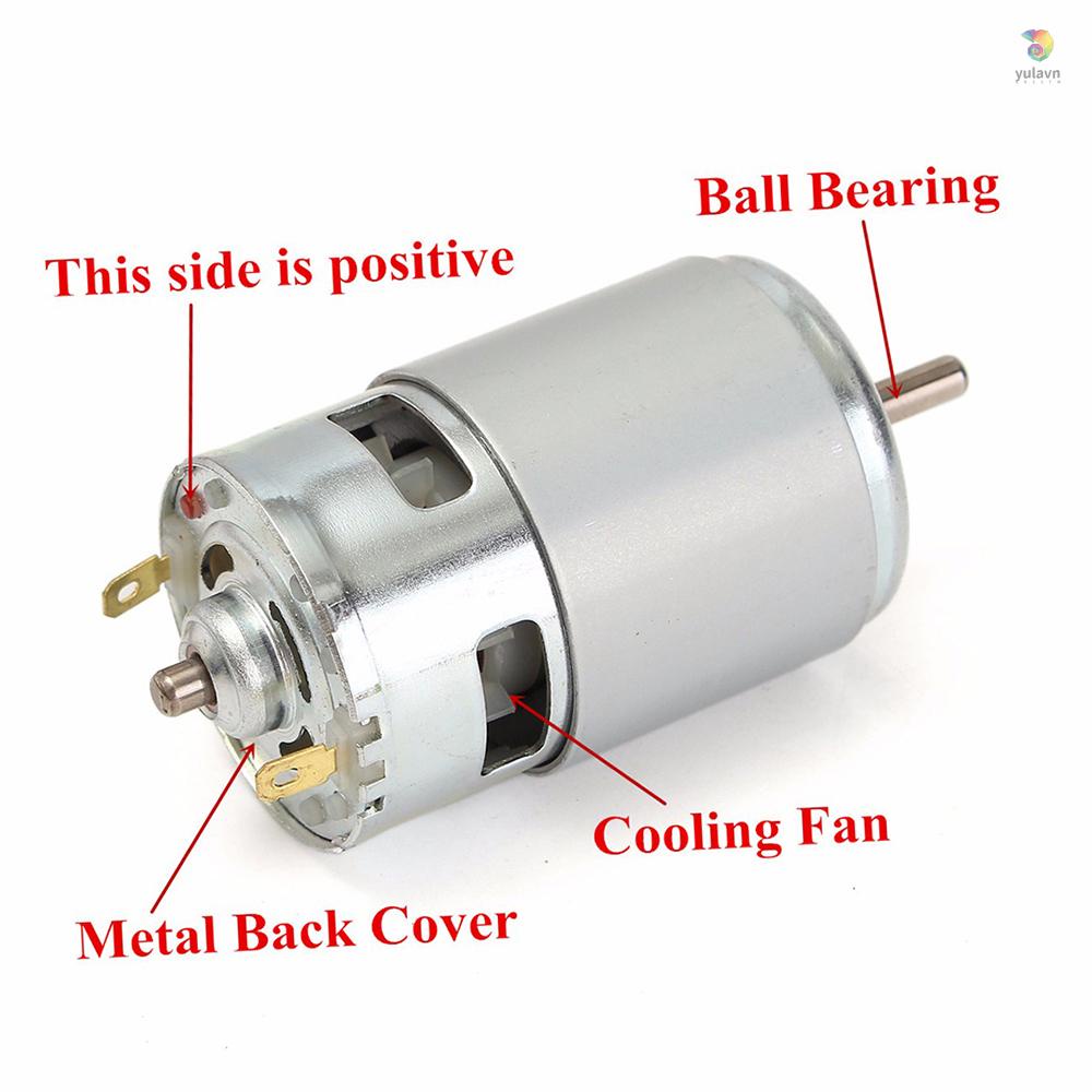 Động Cơ Mô Men Xoắn Thấp 775 DC 12V-36V 3500-9000RPM