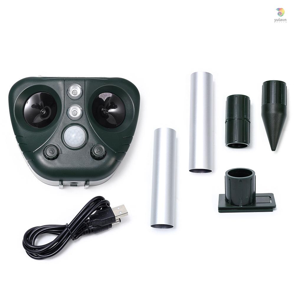 Thiết Bị Xua Đuổi Côn Trùng Bằng Năng Lượng Mặt Trời Chống Nước Cho Sân Vườn / Nông Trại