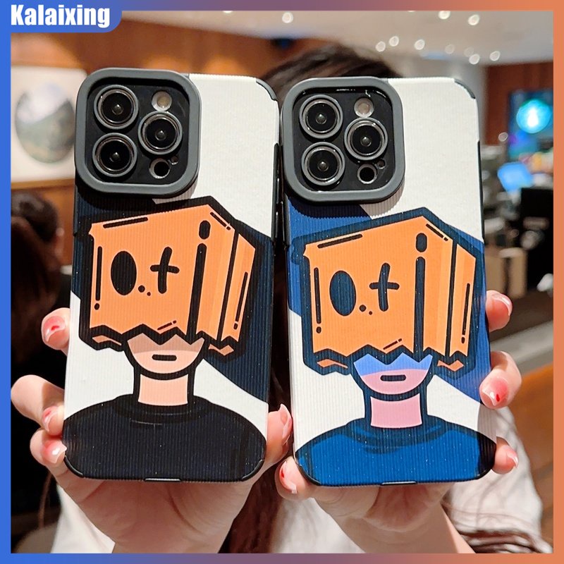 Ốp Điện Thoại Da Mềm Họa Tiết Cậu Bé Hoạt Hình Cho IPhone 14 13 12 11 Pro Max Xs Max Xr X Xs 7 8 Plus 14 Plus