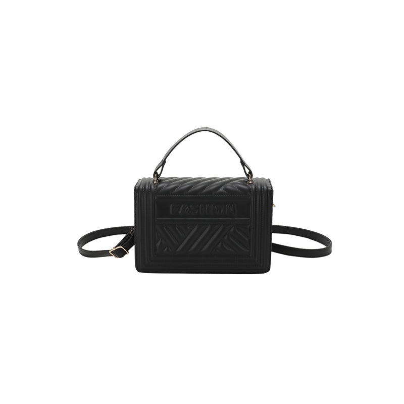 Túi Xách Đeo Vai Da PU Kiểu Vuông Nhỏ Dập Nổi Thời Trang Mùa Xuân 2023 Dành Cho Bạn Nữ