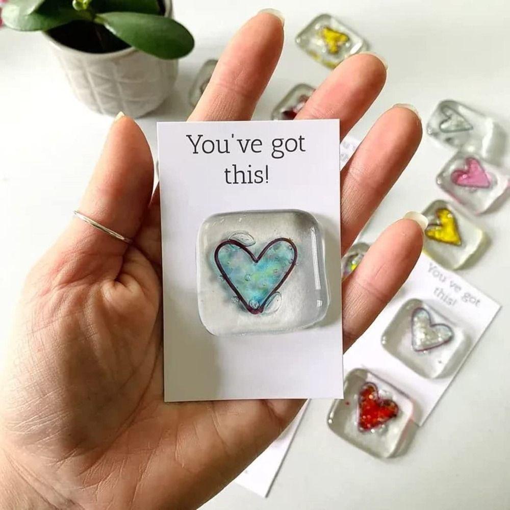 YNATURAL Thiệp Mời Đám Cưới Hình Trái Tim Xinh Xắn Thẻ