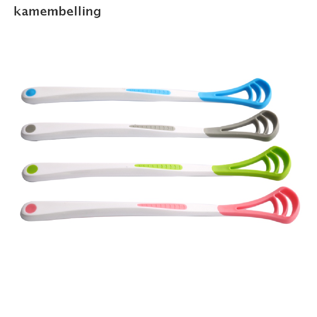 Kamembelling Dụng Cụ Cạo Lưỡi Giữ Tươi Mát Bàn Chải Đánh Răng Cầm Tay EN