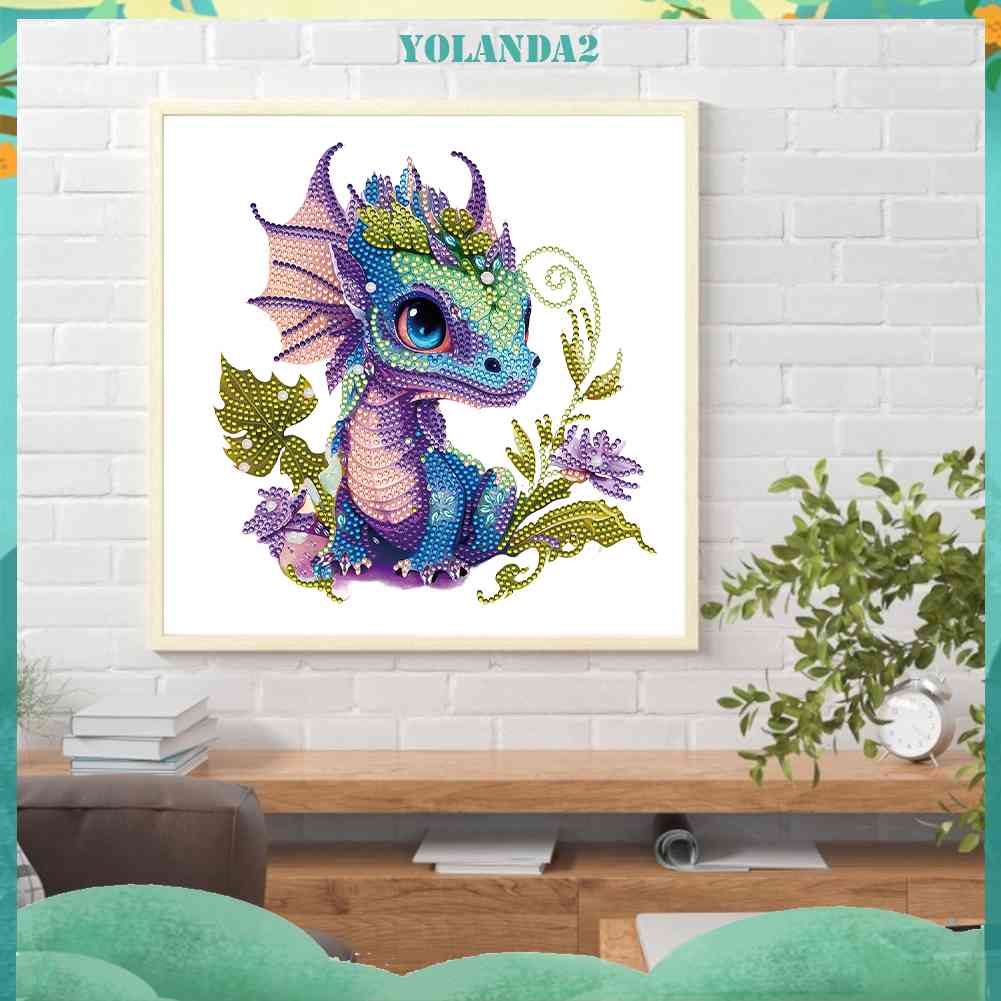 Bộ Tranh Đính Đá 5D Họa Tiết Động Vật Độc Đáo DIY Dùng Trang Trí Nhà Cửa