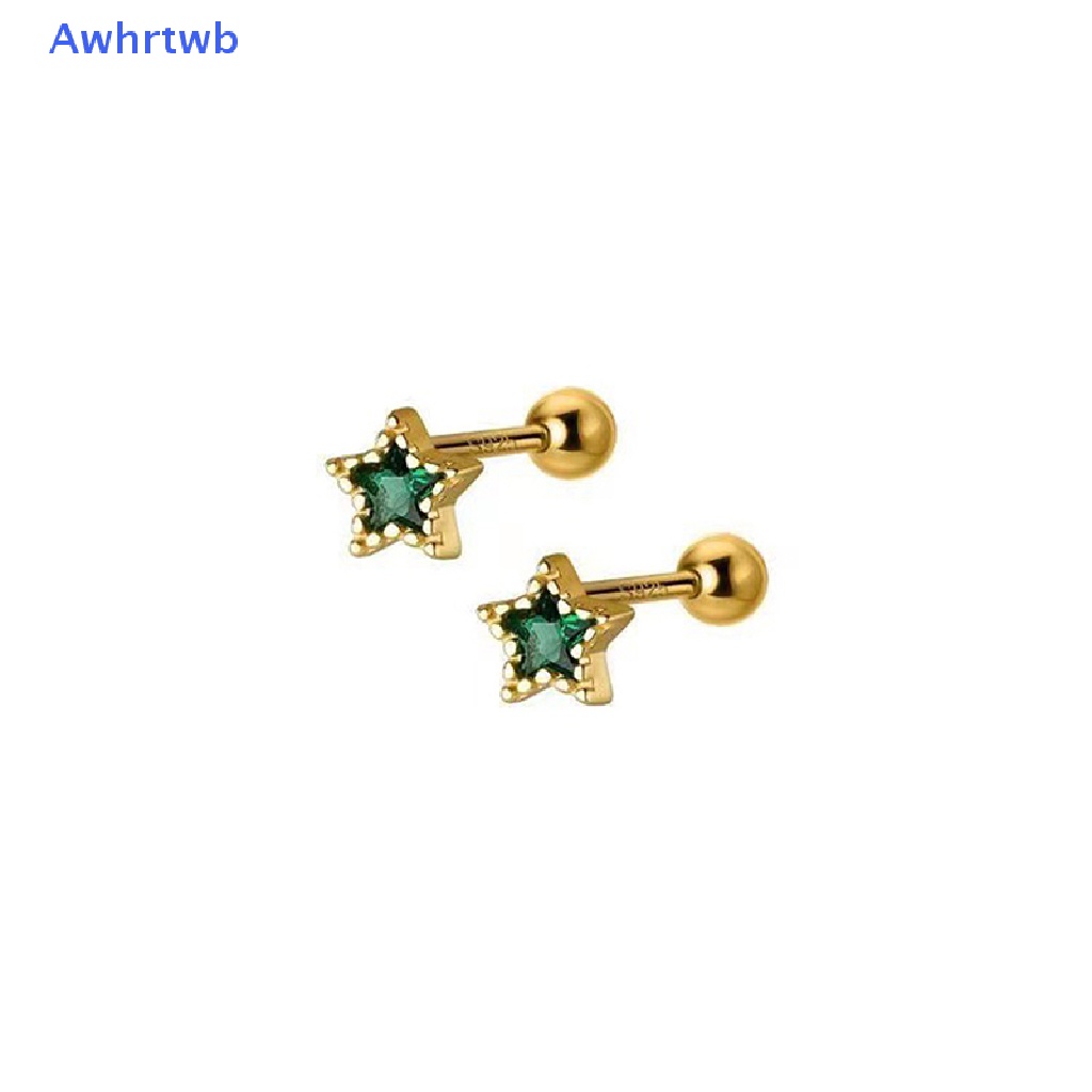 1 Cặp Khuyên Tai Nữ Đính Đá Thời Trang Mới