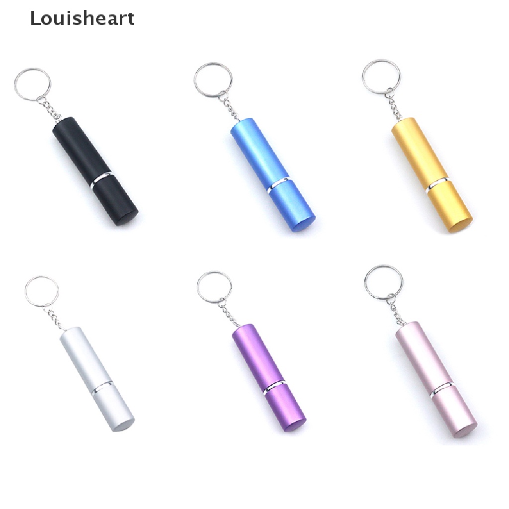 Móc Khóa Kim Loại Hình Chai Nước Dung Tích 10ml Hiệu Louisheart