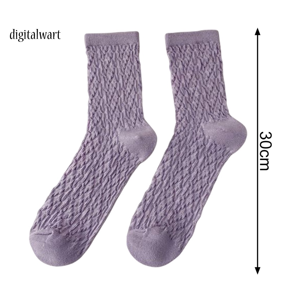 Kỹ Thuật Số| Set 10 Đôi Vớ Bằng Cotton Thoáng Khí Màu Sắc Ngọt Ngào Cho Nữ