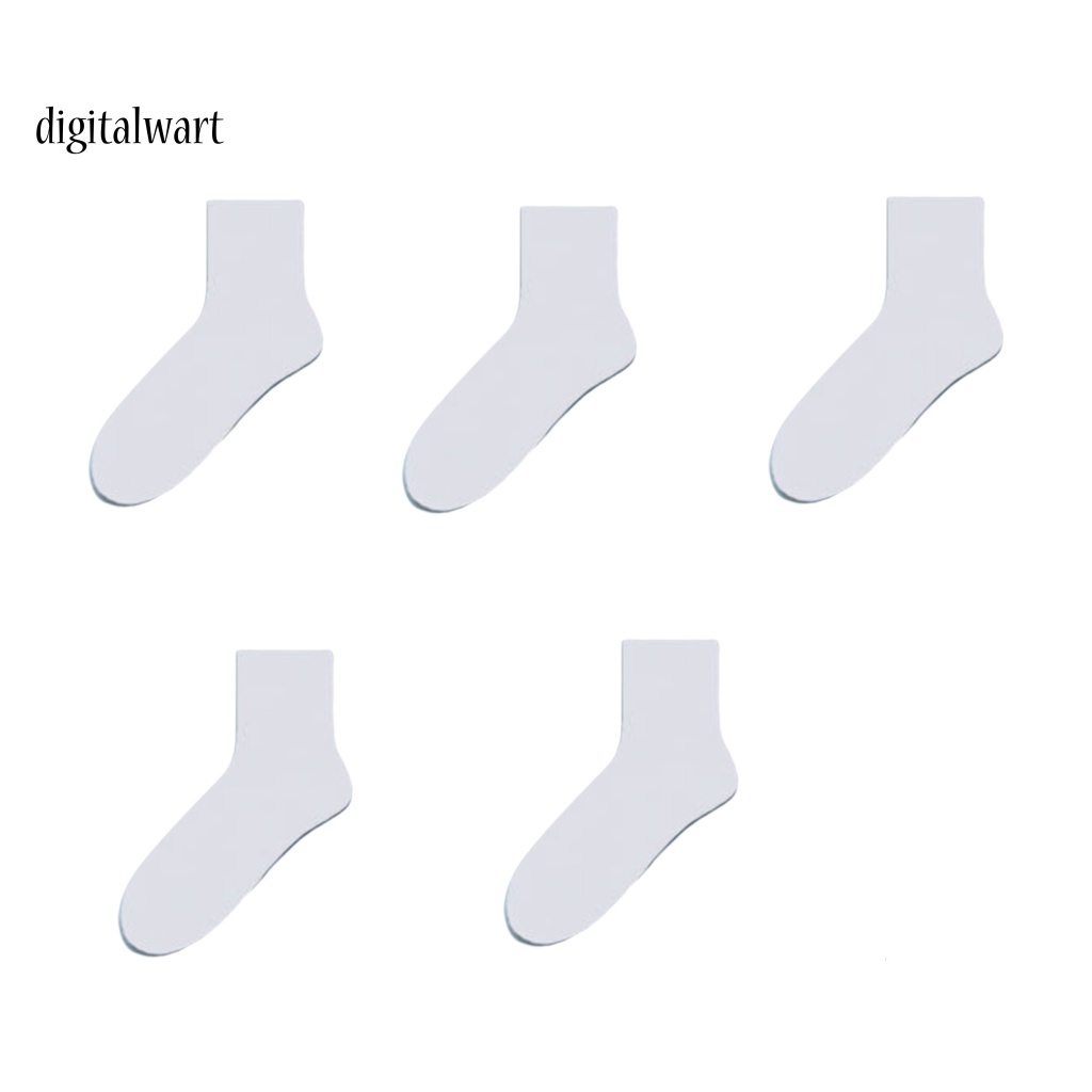 Kỹ Thuật Số| Set 5 Đôi Tất Thể Thao Thấm Hút Mồ Hôi Tốt Chống Ma Sát Thời Trang Xuân Hè Cho Nam