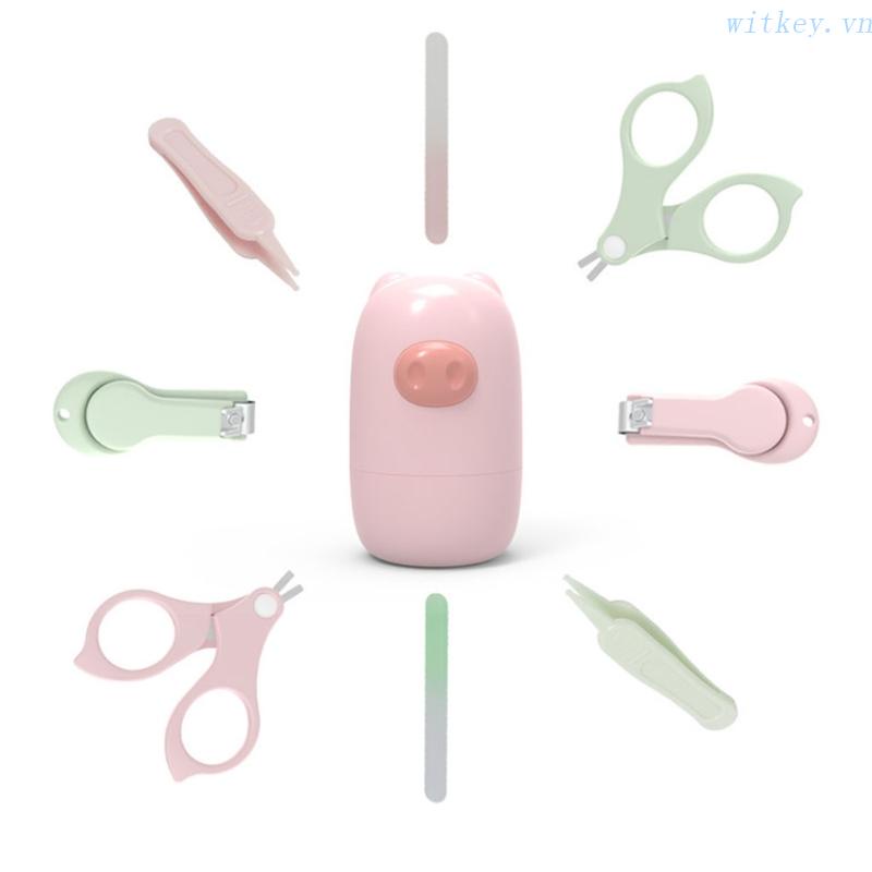 Kềm Cắt Móng Tay Kích Thước 4.25x2.75inch In Họa Tiết Hoạt Hình Dễ Thương Cho Bé Sơ Sinh