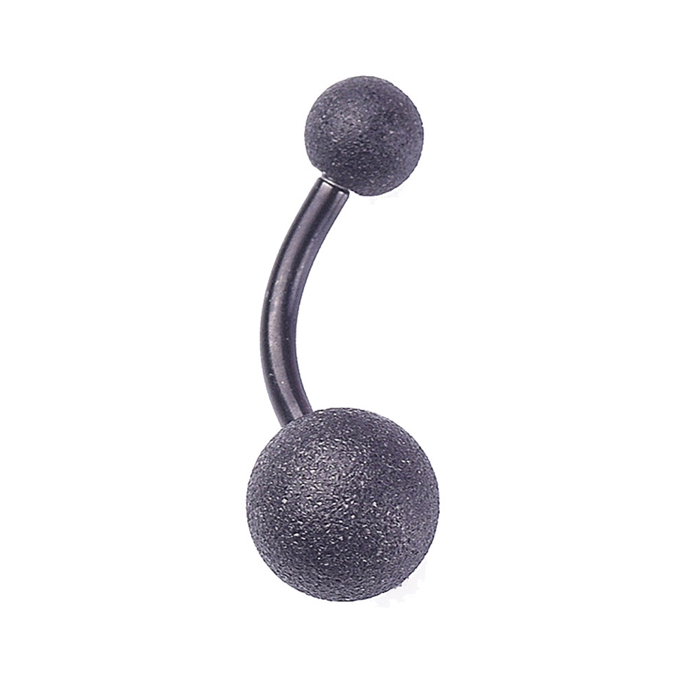 Khuyên Rốn Dạng Thanh Tạ Kép Bằng Thép Không Gỉ Gợi Cảm Cho Nữ