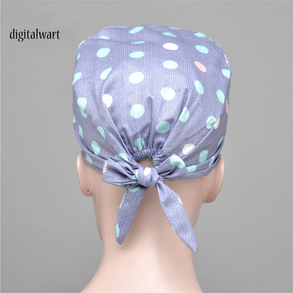 Kỹ Thuật Số| Bộ 2 Mũ Trùm Đầu Hấp Thụ Mồ Hôi In Họa Tiết Hoa / Chấm Bi Tùy Chỉnh Tiện Dụng