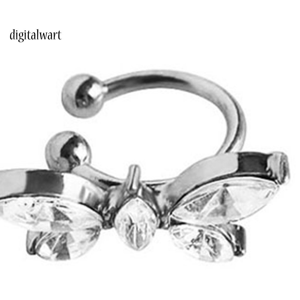 Kỹ Thuật Số| 1 Đôi Bông Tai Hình Bướm Đính Đá Zircon Phong Cách Nhật Bản Dành Cho Nữ