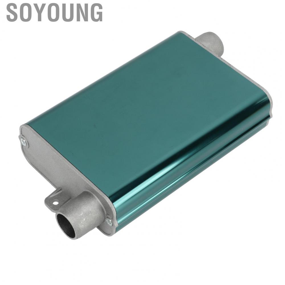 Soyoung Air Heater Exhaust Silencer  Reduce Noise 24mm Parking Pipe Muffler Heatproof High Strength for Repair