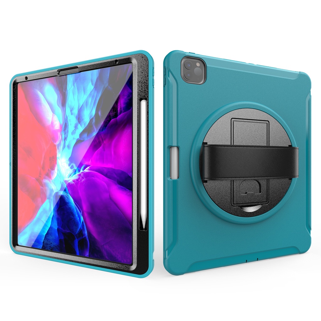 360° Bao Da Máy Tính Bảng Có Ngăn Đựng Bút Cho iPad pro12.9 2022 / 2021 / 2020 / 2018 / iPad 10.2 2019 / 2020 / 2021 / iPad 10.5 / Air 10.5 Giá Đỡ