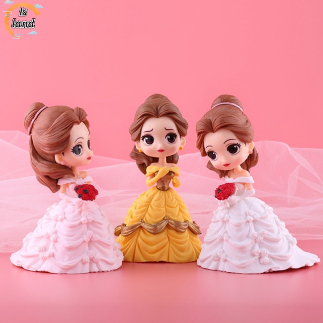 [IS] Mô Hình Công Chúa Disney Bạch Tuyết / Thỏ Stella /Elsa / Sophia /Ariel Đồ Chơi Trang Trí Bánh Kem Làm Quà Tặng