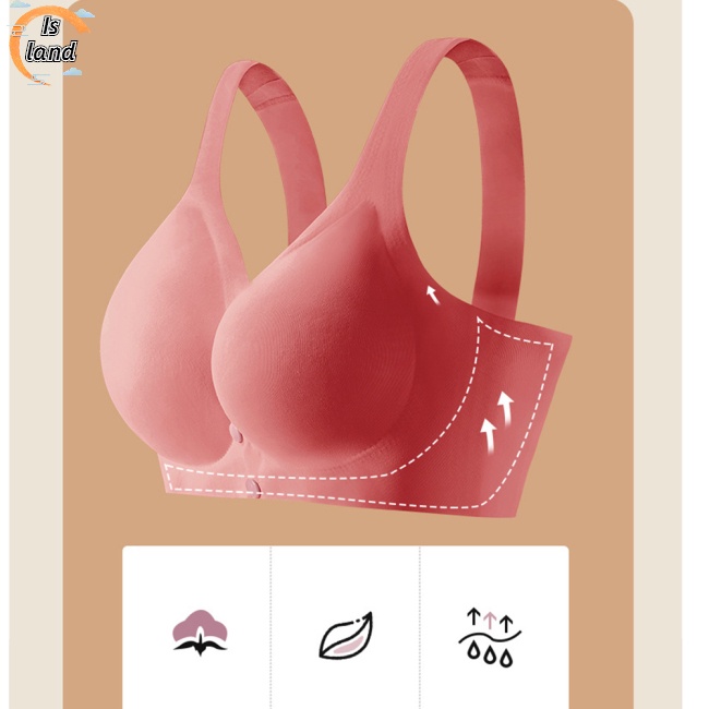 [IS] Áo Ngực Cotton Mềm Không Gọng Thép Độ Co Giãn Cao Thoải Mái Cho Phụ Nữ Mang Thai