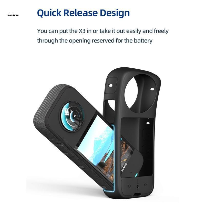 ✿ Nắp Bảo Vệ Ống Kính Máy Ảnh Bằng Silicone Cho X3