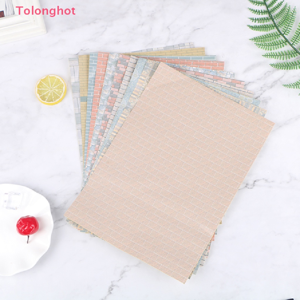 Miếng Dán Sàn Nhà Trang Trí Nhà Búp Bê Tỉ Lệ 1: 12