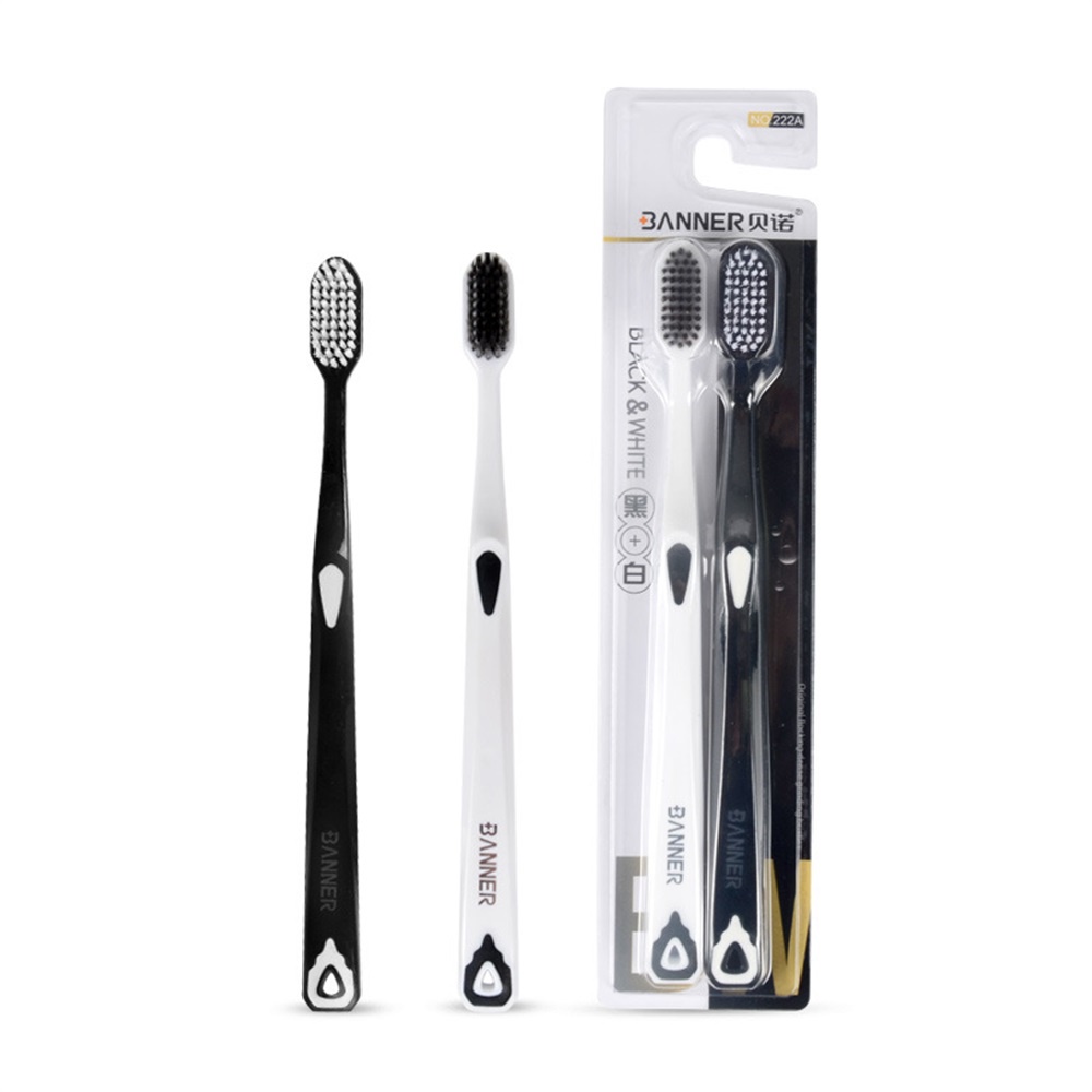 Bàn Chải Đánh Răng Nano Mềm Mại 1 Cặp Đôi Lãng Mạn Mới