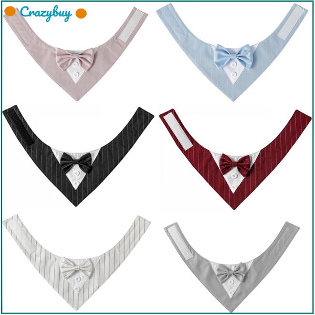 Cr Khăn Choàng Cổ Tam Giác Thắt Nơ Có Thể Điều Chỉnh Hóa Trang Sinh Nhật Cho Cún Cỡ Vừa Và