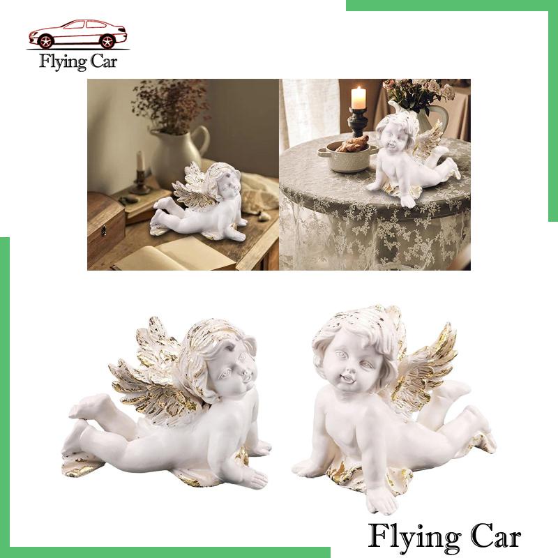 [Lzdjfmy2] Tượng Thiên Thần Bằng Nhựa Resin Điêu Khắc Thủ Công Trang Trí Phòng Khách Phòng Ngủ Sân