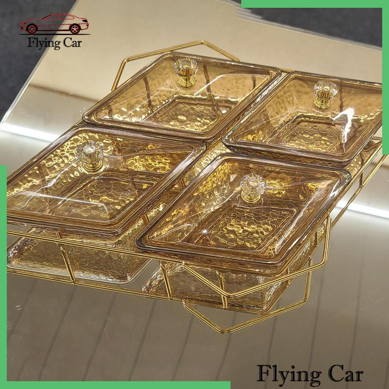 Đĩa Thủy Tinh Đựng Thức Ăn Vặt Đơn Giản Cho Phòng Khách / Tiệc Tùng Lzdjfmy2