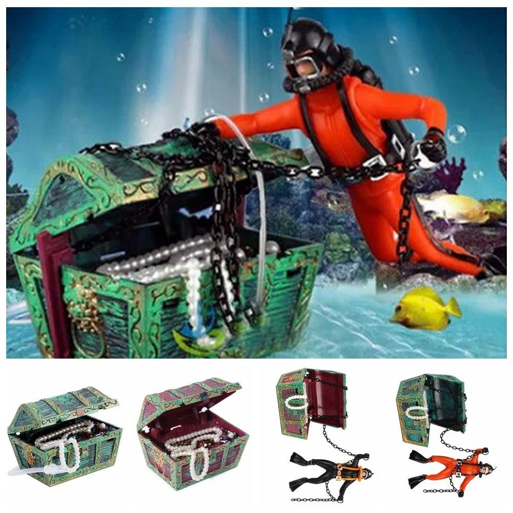 Layor1 Phao Nổi Trang Trí Bể Cá Hình Kho Báu Ếch Trang Trí Nhà Cửa