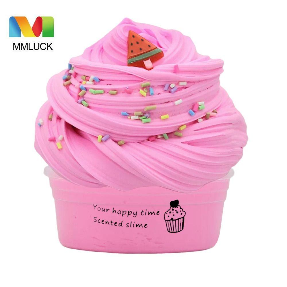 Đồ chơi trẻ em slime MMULCK mềm mại không dính có mùi hương trái bơ DIY