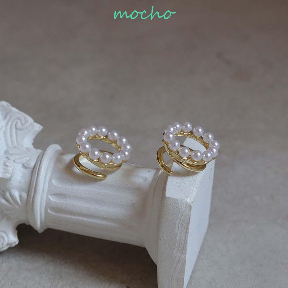 Bông Tai Kẹp Hình Tròn Đơn Giản Thời Trang Cho Nữ