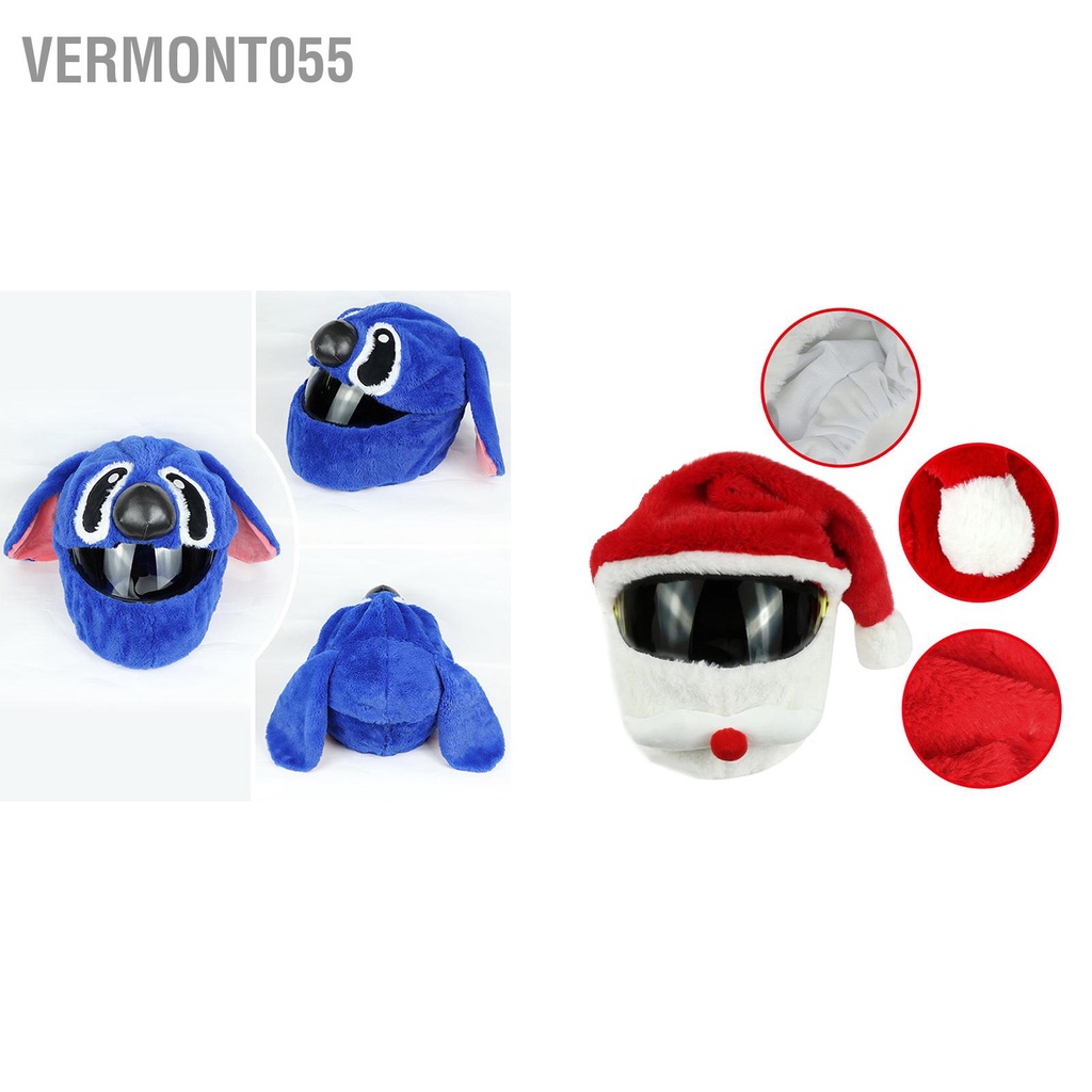 Vermont055 Mũ Bảo Hiểm Xe Máy Bao Phong Cách Hoạt Hình Chống Gió Mềm PP Thun Cotton Dễ Thương Dành Cho Đi Ngoài Trời