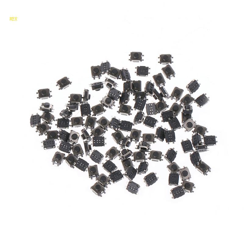 Set 100 Công Tắc Nhấn 3x4x2mm 4 Pin SMD Chuyên Dụng