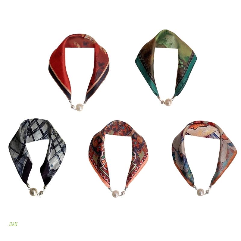 Khăn Choàng Cổ Hình Vuông Cỡ Nhỏ Thời Trang Cho Nữ