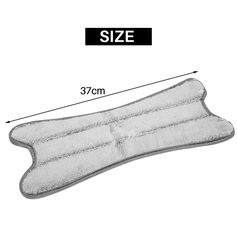 1 Bộ 2 Miếng Vải Lau Sàn Hình Chữ X Thay Thế Cho Cây Lau Nhà