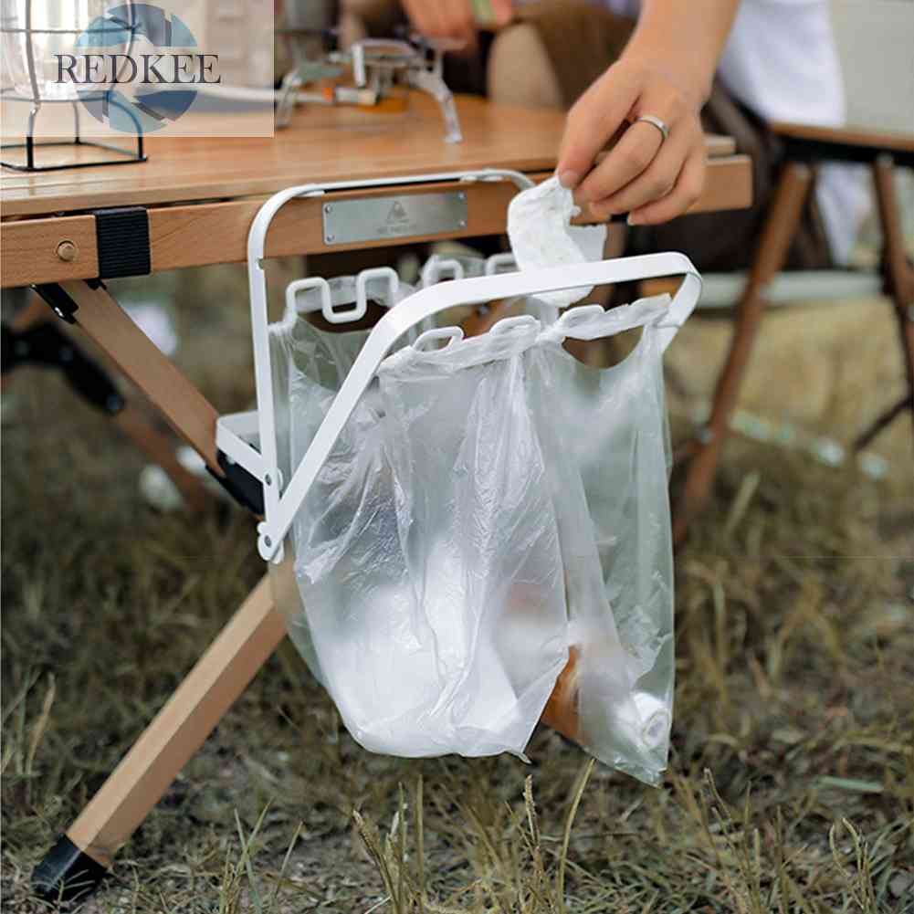 Giá Đỡ Túi Đựng Rác Có Thể Gấp Lại Tiện Dụng Khi Đi Cắm Trại