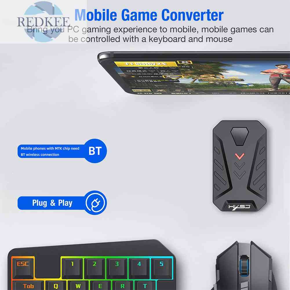 Bộ Chuyển Đổi Chuột Và Bàn Phím Có Dây HXSJ P8 Chuyên Dụng Cho Android