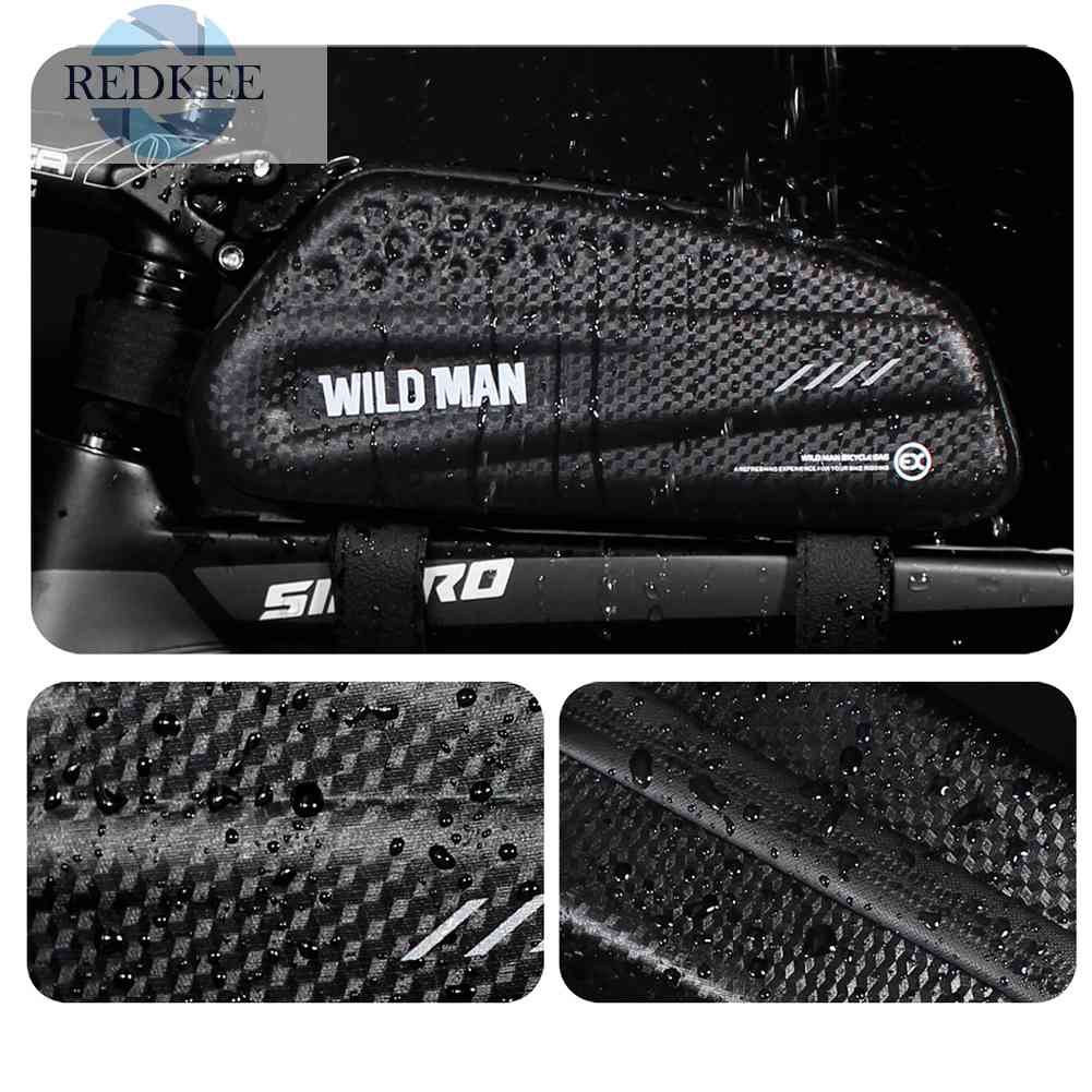 Túi Cứng Đựng Đồ Dùng Gắn Khung Trước Xe Đạp Leo Núi Tiện Dụng