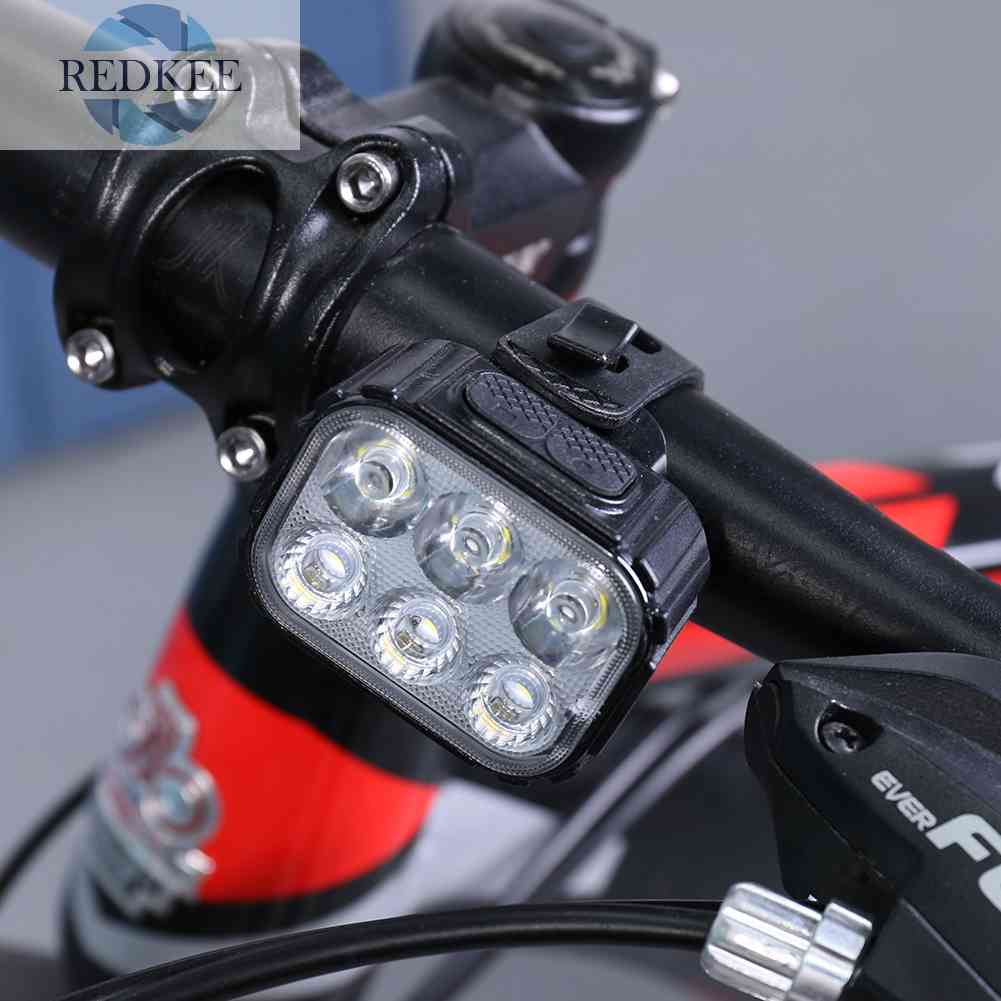 Bộ Đèn Pha LED Sạc USB Cho Xe Đạp