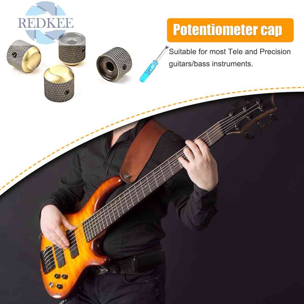 Nút Điều Chỉnh Âm Lượng Cho Đàn Guitar Bằng Kim Loại