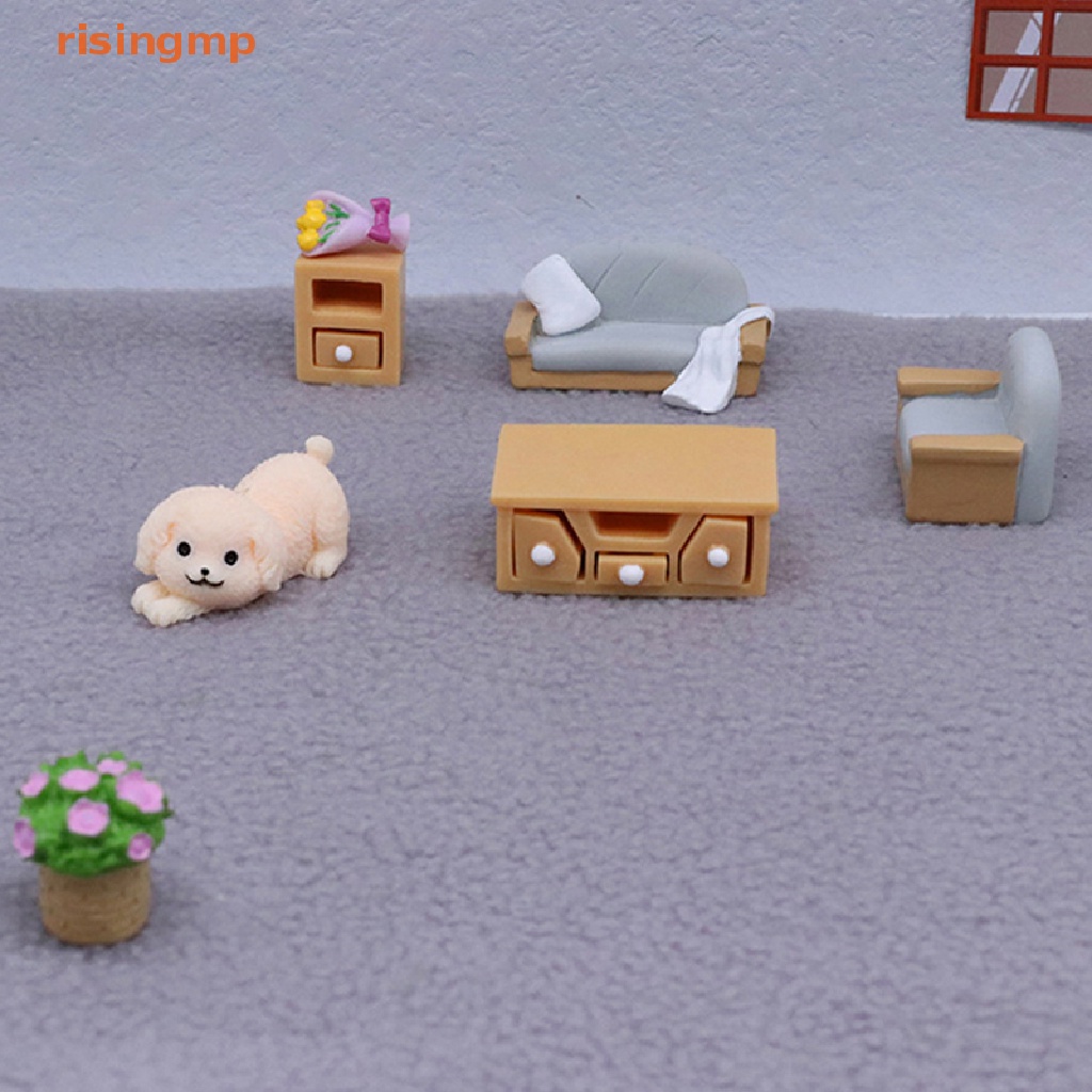 Mô Hình Bàn Ghế Sofa DIY Trang Trí Nhà Búp Bê