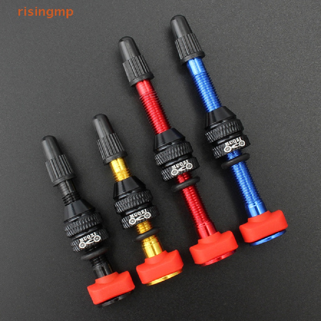 Set 2 Van Lốp Xe Đạp 40mm 60mm F / V Bằng Hợp Kim CNC