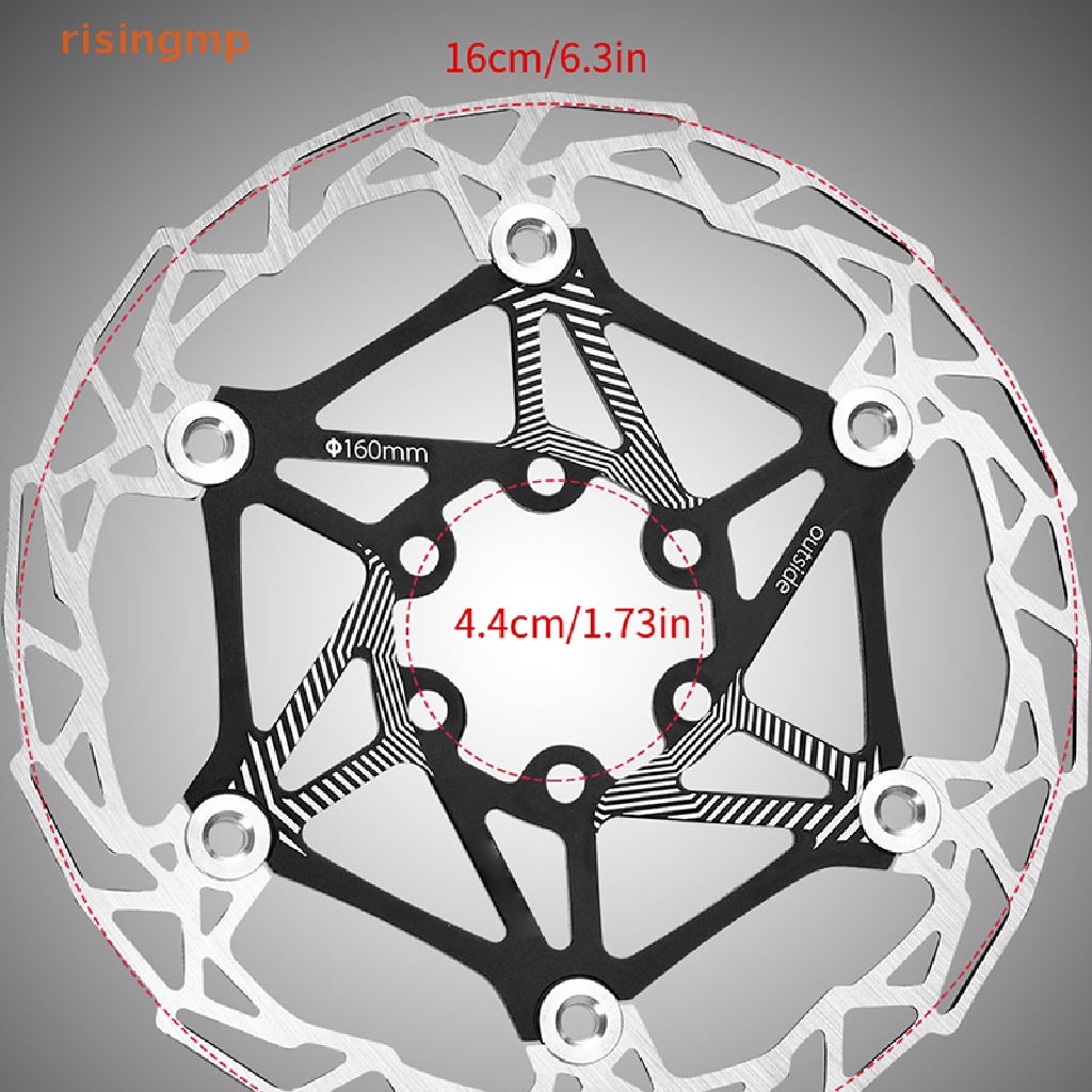Phanh Đĩa CNC 82g 6 Inch 160MM 6 Bu Lông Siêu Nhẹ 4 Màu Tùy Chọn Cho Xe Đạp Leo Núi